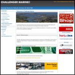 Screen shot of the Challenger Marine Ltd website.