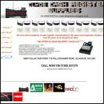 Screen shot of the Clyde Cash Registers Ltd website.