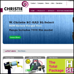 Screen shot of the W. Christie (Industrial) Ltd website.