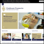 Screen shot of the Cardowan Creameries Ltd website.