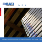 Screen shot of the Craven & Co. Ltd website.