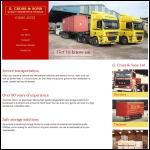 Screen shot of the G. Cross & Sons (Northwich) Ltd website.