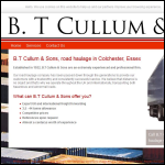 Screen shot of the B. T. Cullum & Son website.