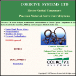 Screen shot of the Coercive Systems Ltd website.