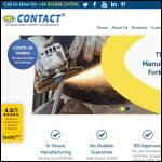 Screen shot of the Contact Attachments Ltd website.