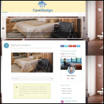 Screen shot of the Care Design website.