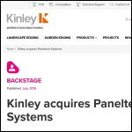 Screen shot of the Paneltech Systems Ltd website.