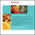 Screen shot of the Aromco Ltd website.