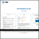 Screen shot of the Surveying Technology Ltd website.