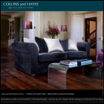 Screen shot of the Collins & Hayes Ltd website.