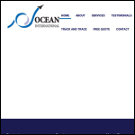 Screen shot of the Ocean International Freight Services Ltd website.