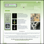 Screen shot of the EWB Solutions Ltd website.