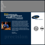 Screen shot of the Facts Precision Ltd website.