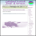Screen shot of the Lakeland-Scottish Feeds & Services website.