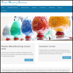 Screen shot of the Plastic Moulding Solutions website.