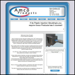 Screen shot of the AMCO Products website.