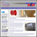 Screen shot of the Southern Fire Alarms Ltd website.