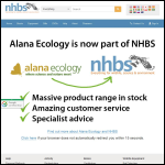 Screen shot of the Alana Ecology Ltd website.