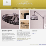 Screen shot of the Marston Brassware website.