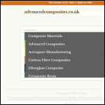 Screen shot of the Advanced Composite Construction Ltd website.