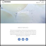 Screen shot of the Schuco International London Ltd website.