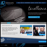 Screen shot of the Radshape Sheet Metal Ltd website.