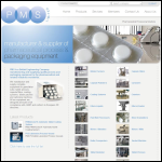Screen shot of the Pharmaceutical Machine Sales Ltd website.