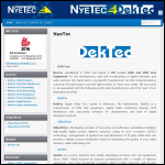 Screen shot of the NyeTec Ltd website.