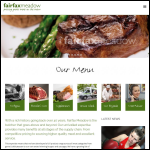 Screen shot of the Faifax Meadow Farm Ltd website.