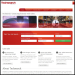 Screen shot of the Techsearch Ltd website.