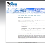 Screen shot of the QB Glass Ltd website.