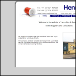 Screen shot of the Henry Day & Sons Ltd website.