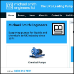 Screen shot of the Michael Smith Engineers Ltd website.