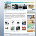 Screen shot of the Antler Office Furniture Ltd website.