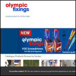 Screen shot of the Olympic Fixings (Ireland) Ltd website.