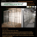 Screen shot of the Metalmesh Ltd website.
