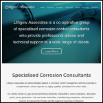 Screen shot of the Lithgow Associates - Corrosion Consultants website.
