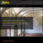 Screen shot of the Illuma Lighting Ltd website.