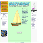 Screen shot of the Coates Marine Northern Spars & Rigging Services Ltd website.