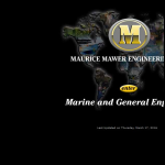 Screen shot of the Maurice Mawer Engineering Ltd website.