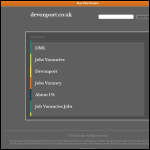 Screen shot of the Devonport Management Ltd website.