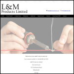 Screen shot of the L & M Products Ltd website.