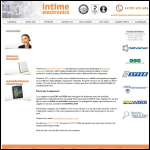 Screen shot of the Intime Electronics Ltd website.