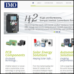 Screen shot of the IMO Precision Controls Ltd website.