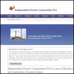 Screen shot of the Independent Power Corporation website.