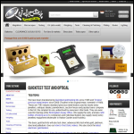 Screen shot of the Quicktest website.