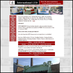 Screen shot of the J & R International Ltd website.