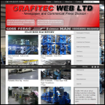 Screen shot of the Grafitec Web Ltd website.