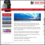 Screen shot of the Mike Wood Tyres Ltd website.