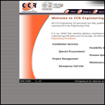 Screen shot of the CCR Engineering Ltd website.